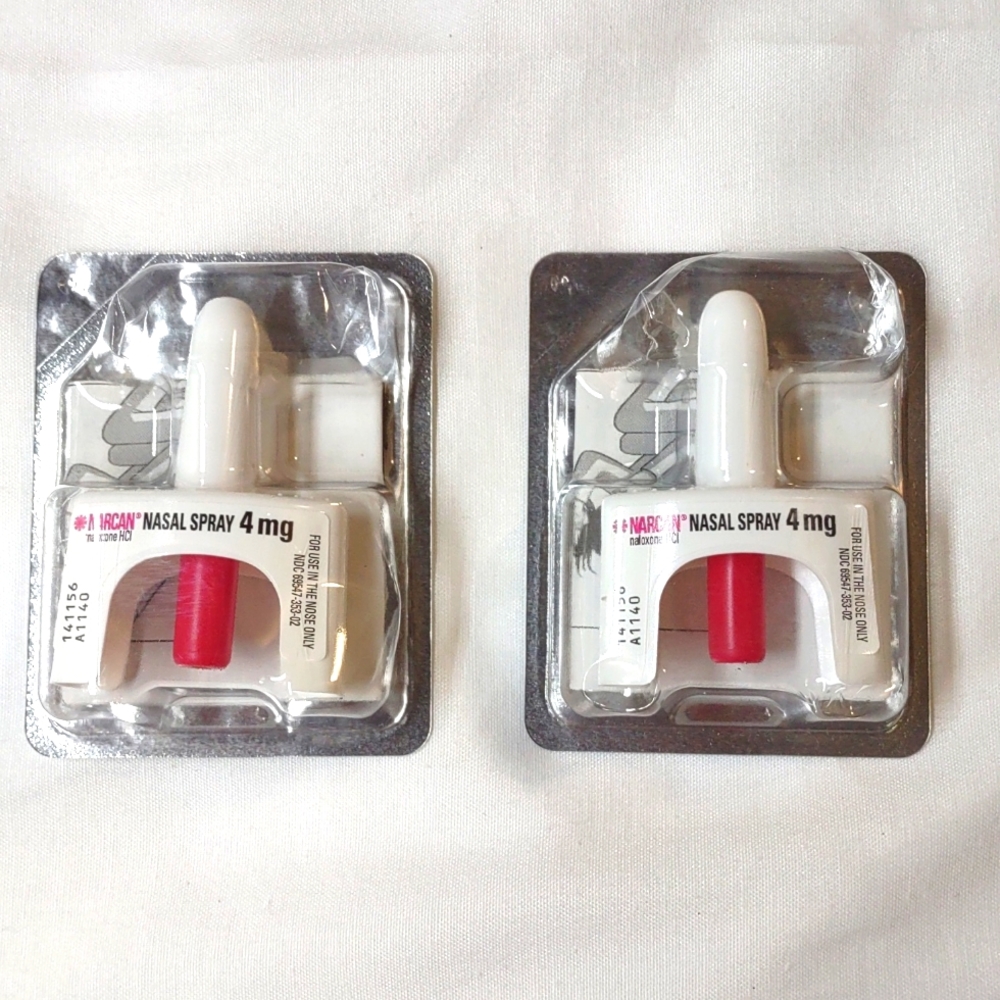Narcan 4mg Two single doses